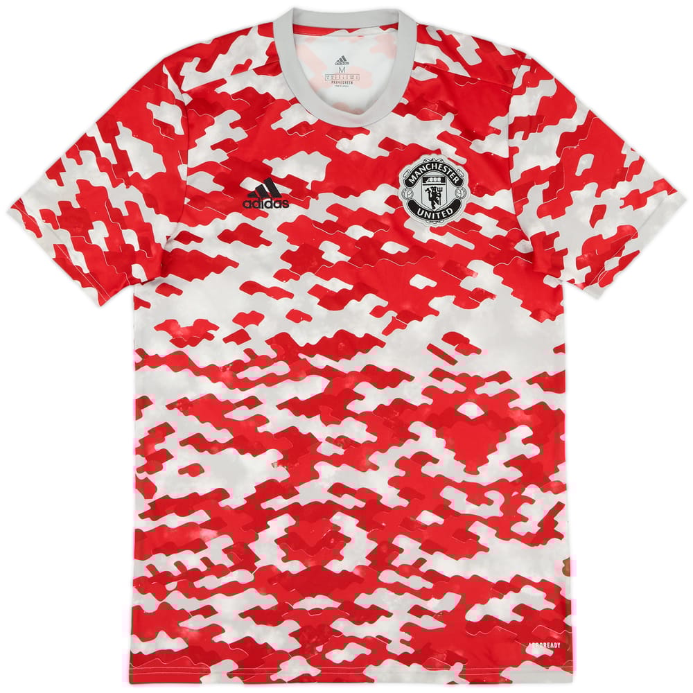 2021-22 Manchester United adidas Training Shirt - 9/10 - (M)