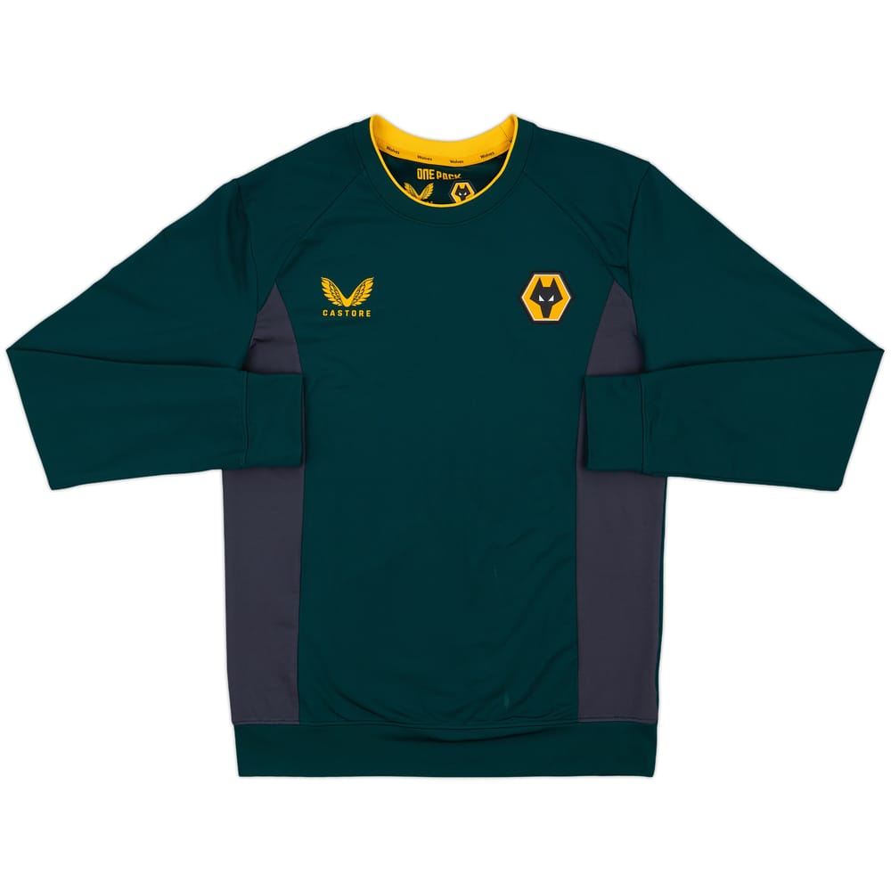 2021-22 Wolves Castore Training Sweat Top - 8/10 - (M)