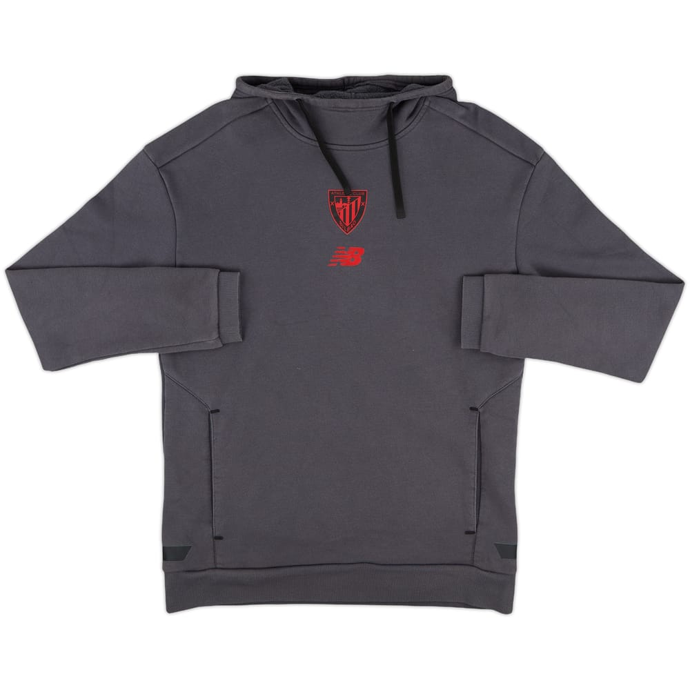 2021-22 Athletic Bilbao New Balance Hooded Sweat Top - 9/10 - (M)