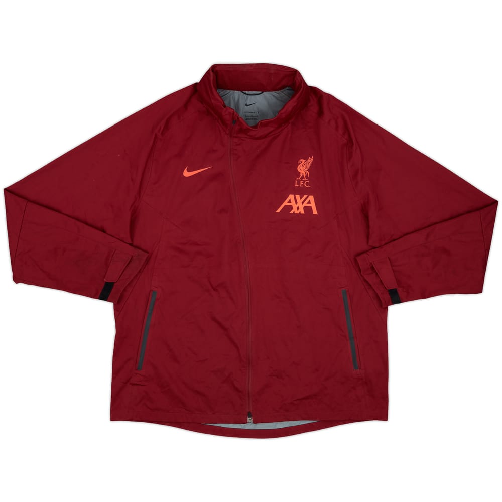 2021-22 Liverpool Nike Hooded Rain Jacket - 8/10 - (XL)