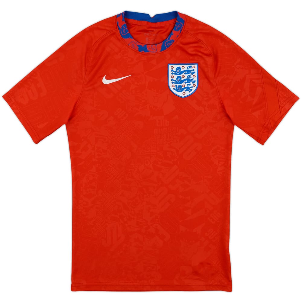 2020-21 England Nike Training Shirt - 8/10 - (XS)