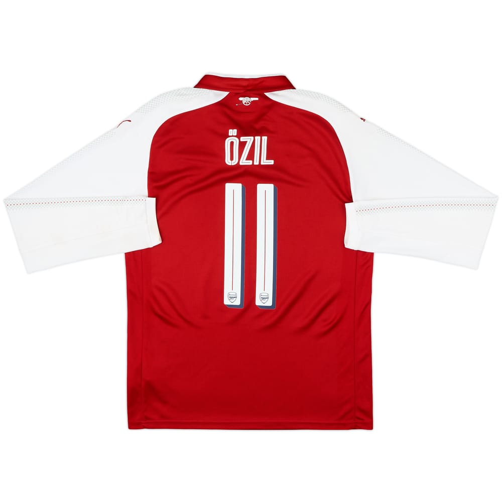 2017-18 Arsenal Home L/S Shirt Ozil #11 - 9/10 - (M)