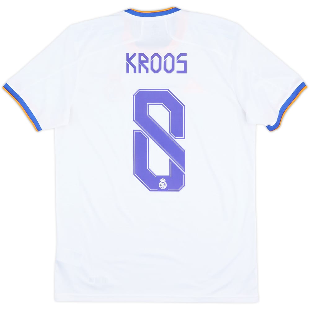 2021-22 Real Madrid Home Shirt Kroos #8 - 8/10 - (M)