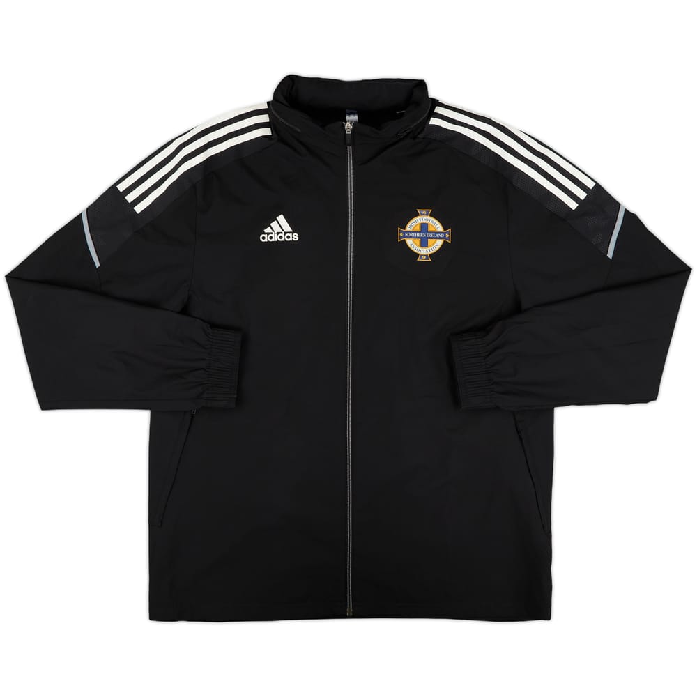 2021-22 Northern Ireland adidas Hooded Rain Jacket - 8/10 - (M)
