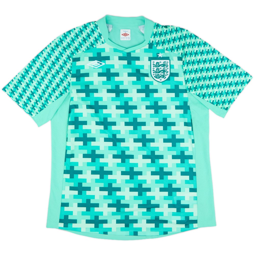2011-12 England GK S/S Shirt - 8/10 - (XL)