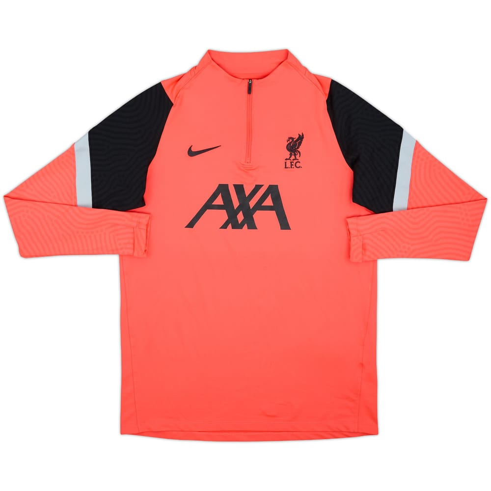 2020-21 Liverpool Nike 1/4 Zip Drill Top - 8/10 - (M)