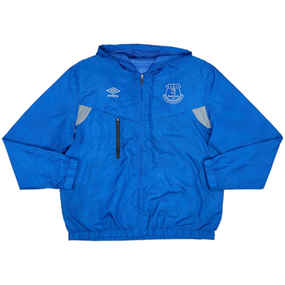 2018-19 Everton Umbro Hooded Rain Jacket - 9/10 - (XL)