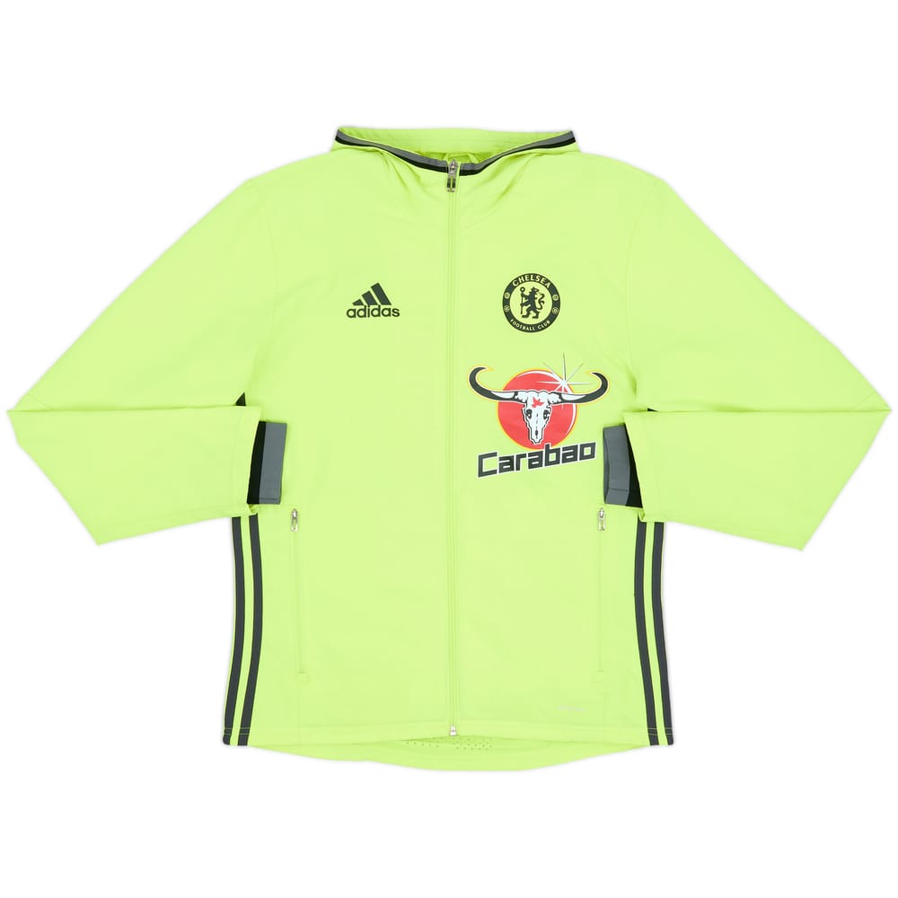 2016-17 Chelsea adidas Hooded Track Jacket - 8/10 - (S)