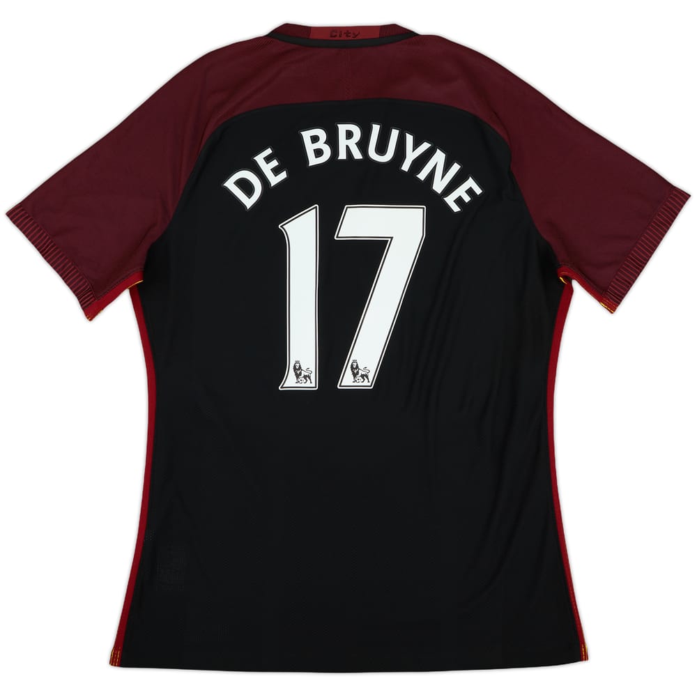 2016-17 Manchester City Authentic Away Shirt De Bruyne #17 - 10/10 - (XL)