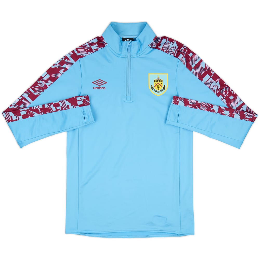 2020-21 Burnley Umbro 1/4 Zip Drill Top - 8/10 - (S)
