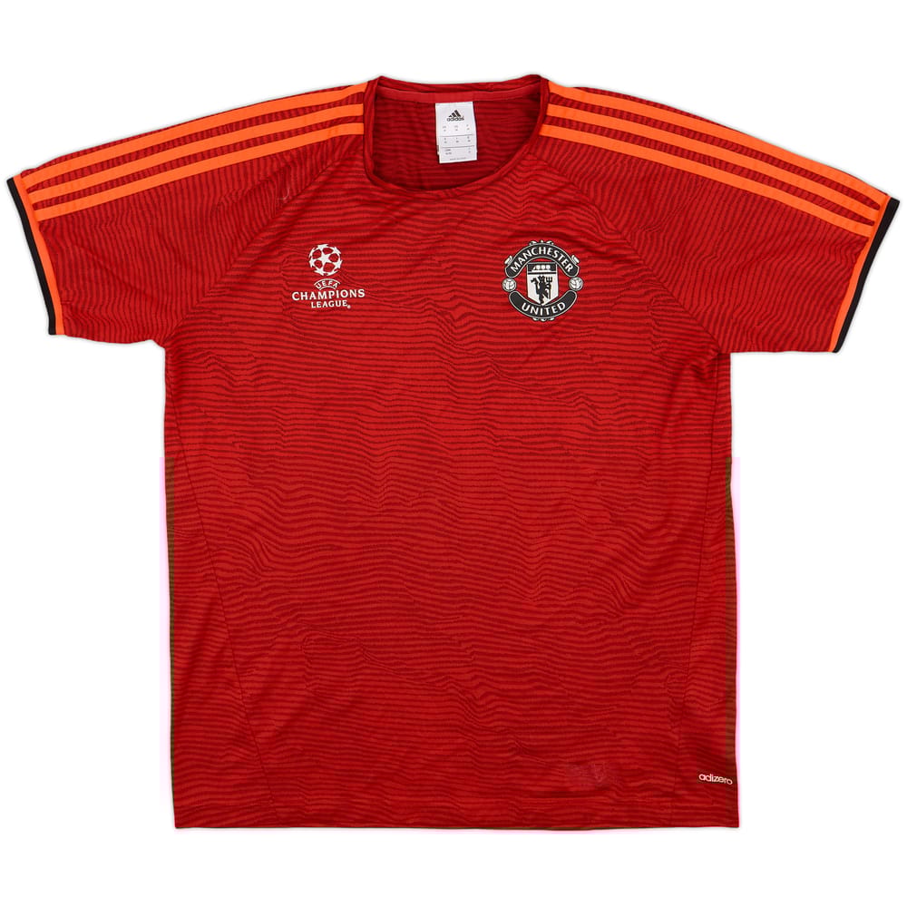 2015-16 Manchester United CL adidas Training Shirt - 10/10 - (M)