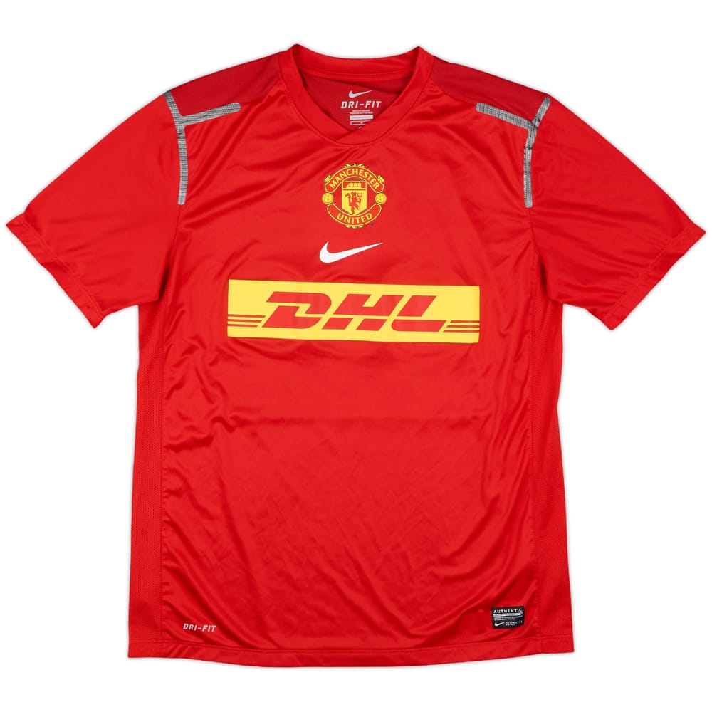 2012-13 Manchester United Authentic Nike Training Shirt - 9/10 - (M)