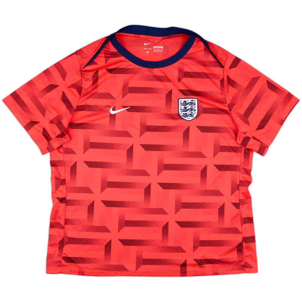 2024 England Nike Pre-Match Training Shirt - 10/10 - (XXL)