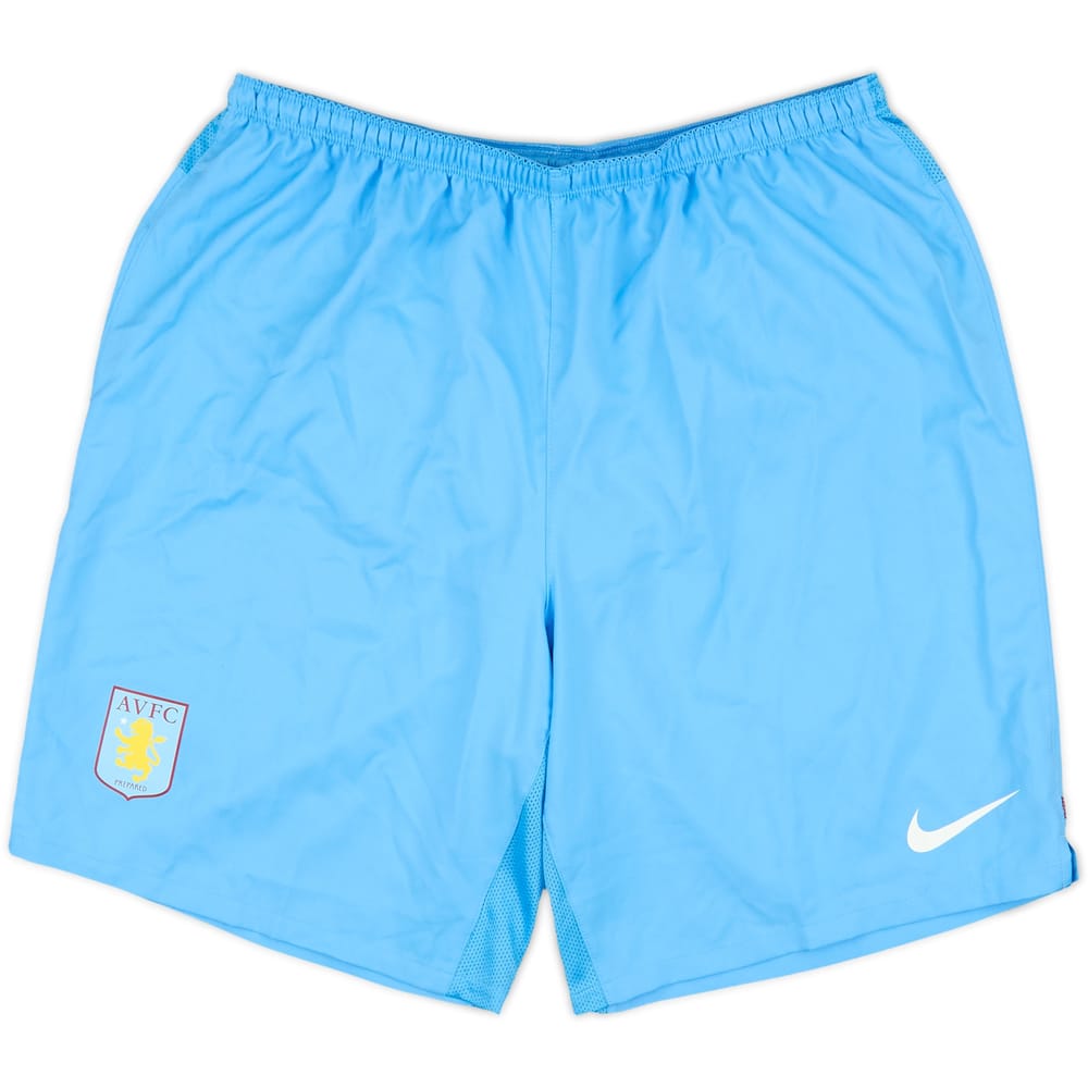 2011-12 Aston Villa Player Issue Alternate Home Shorts - 9/10 - (XL)