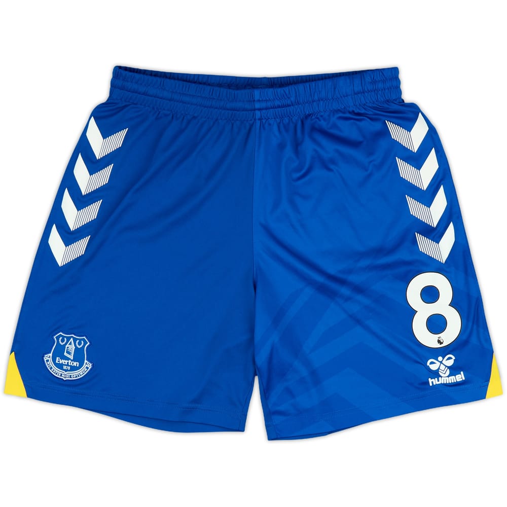 2021-22 Everton Alternative Home Shorts #8 - 9/10 - (M)