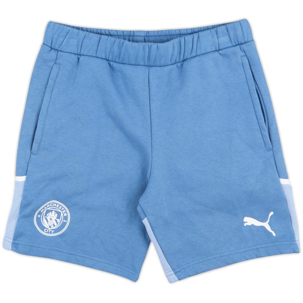 2023-24 Manchester City Puma Casuals Shorts - 8/10 - (S)