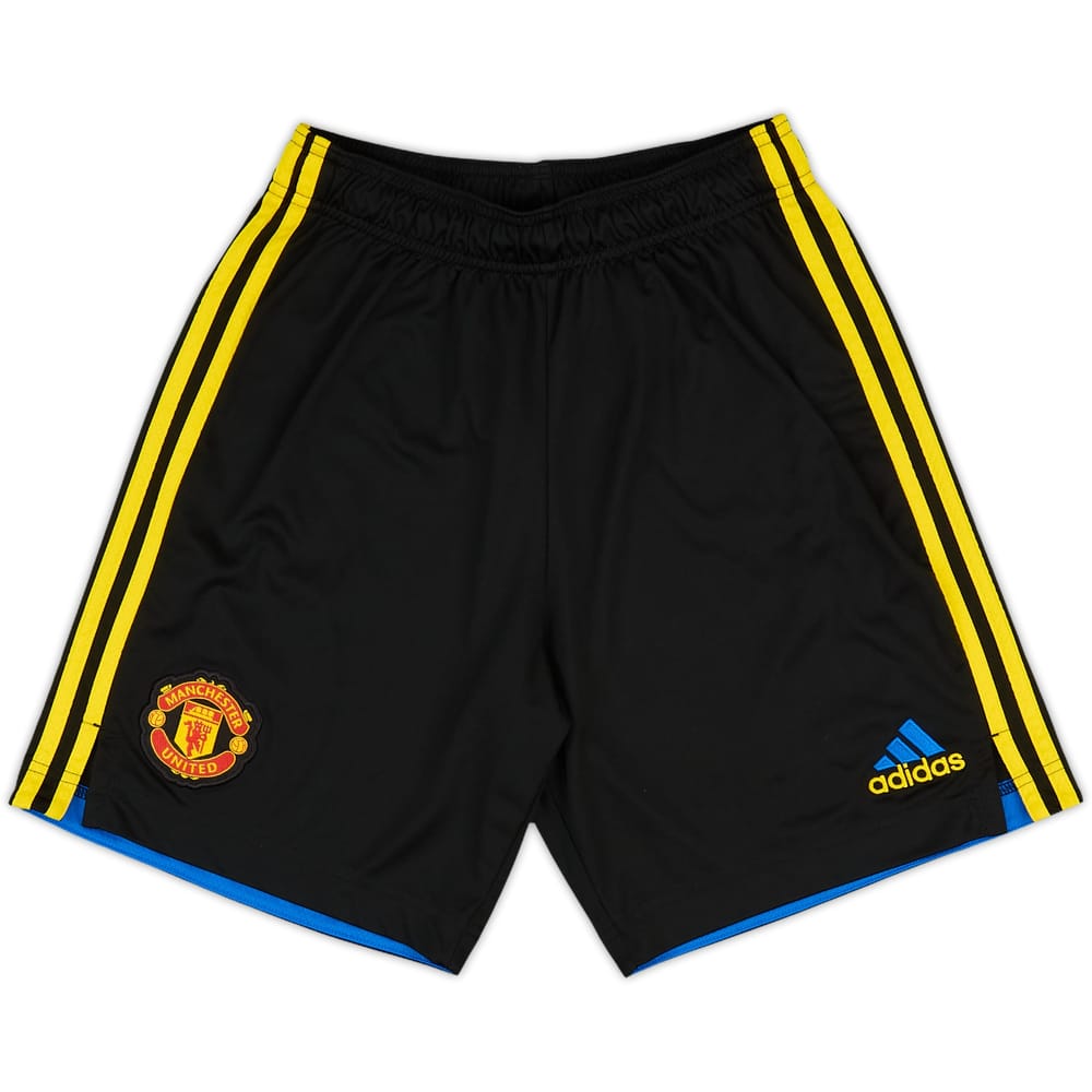2021-22 Manchester United Third Shorts - 9/10 - (S)