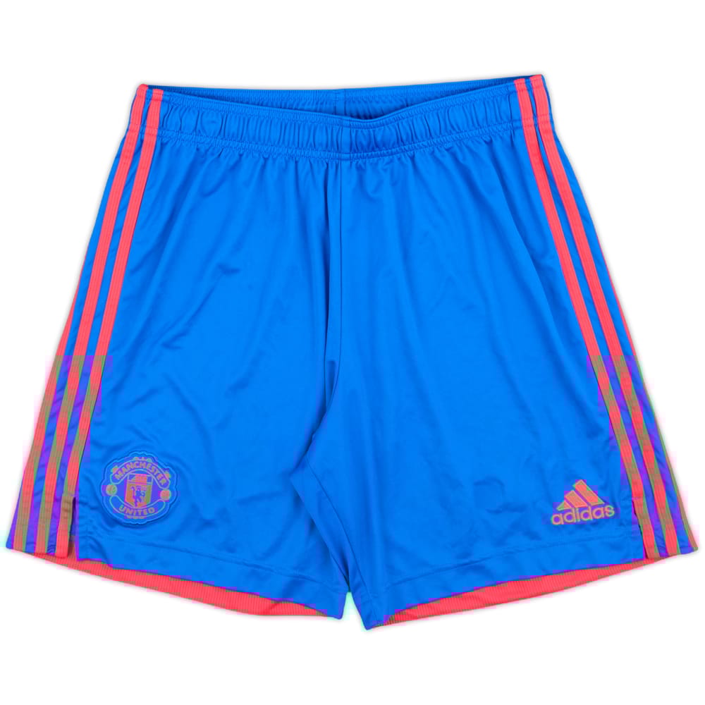 2021-22 Manchester United adidas Training Shorts - 10/10 - (L)