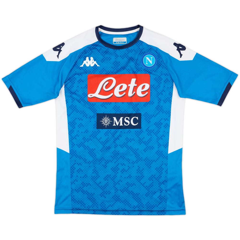 2019-20 Napoli Basic Home Shirt - 8/10 - (S)