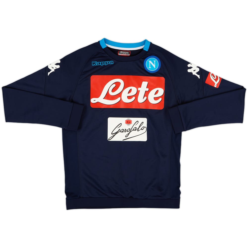 2017-18 Napoli Kappa Sweat Top - 7/10 - (M)