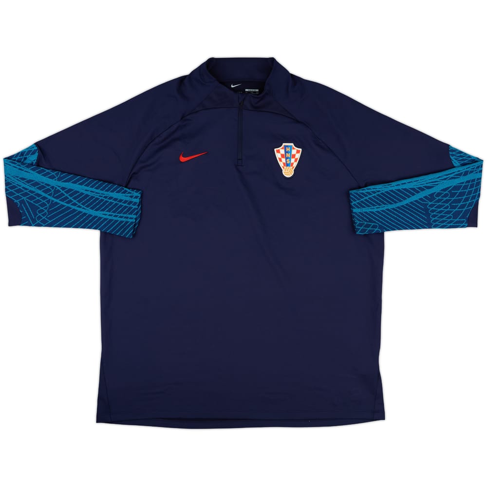 2022-23 Croatia Nike 1/4 Zip Drill Top - 10/10 - (XXL)