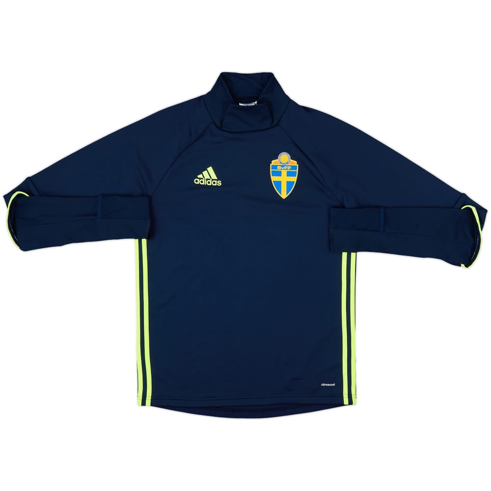 2016-18 Sweden adidas Drill Top - 9/10 - (S)