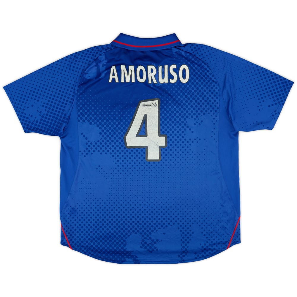 2002-03 Rangers Home Shirt Amoruso #4 - 5/10 - (XXL)