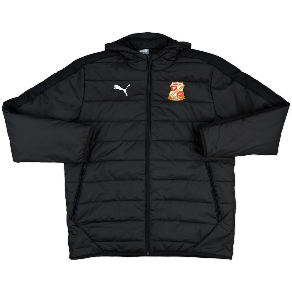 2018-19 Swindon Puma Padded Bench Coat - 10/10 - (L)
