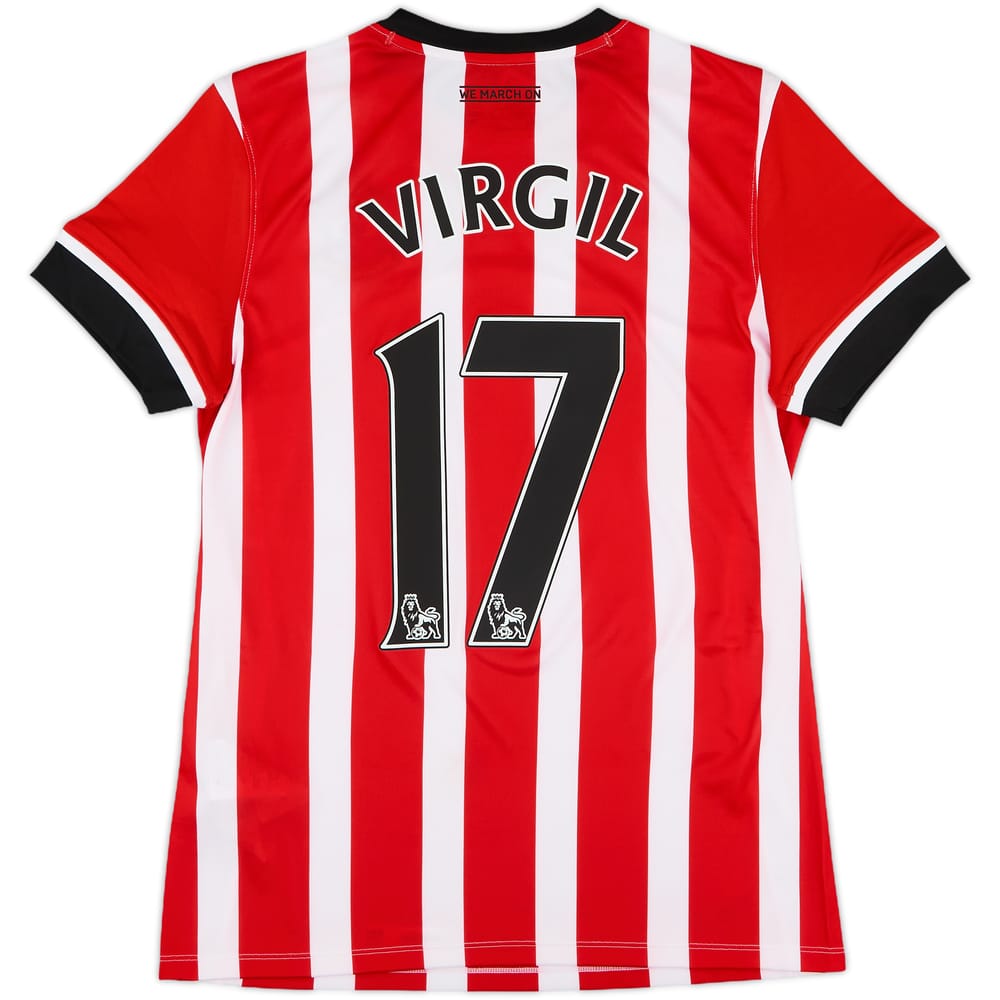 2016-17 Southampton Home Shirt Virgil #17 (Women's S)