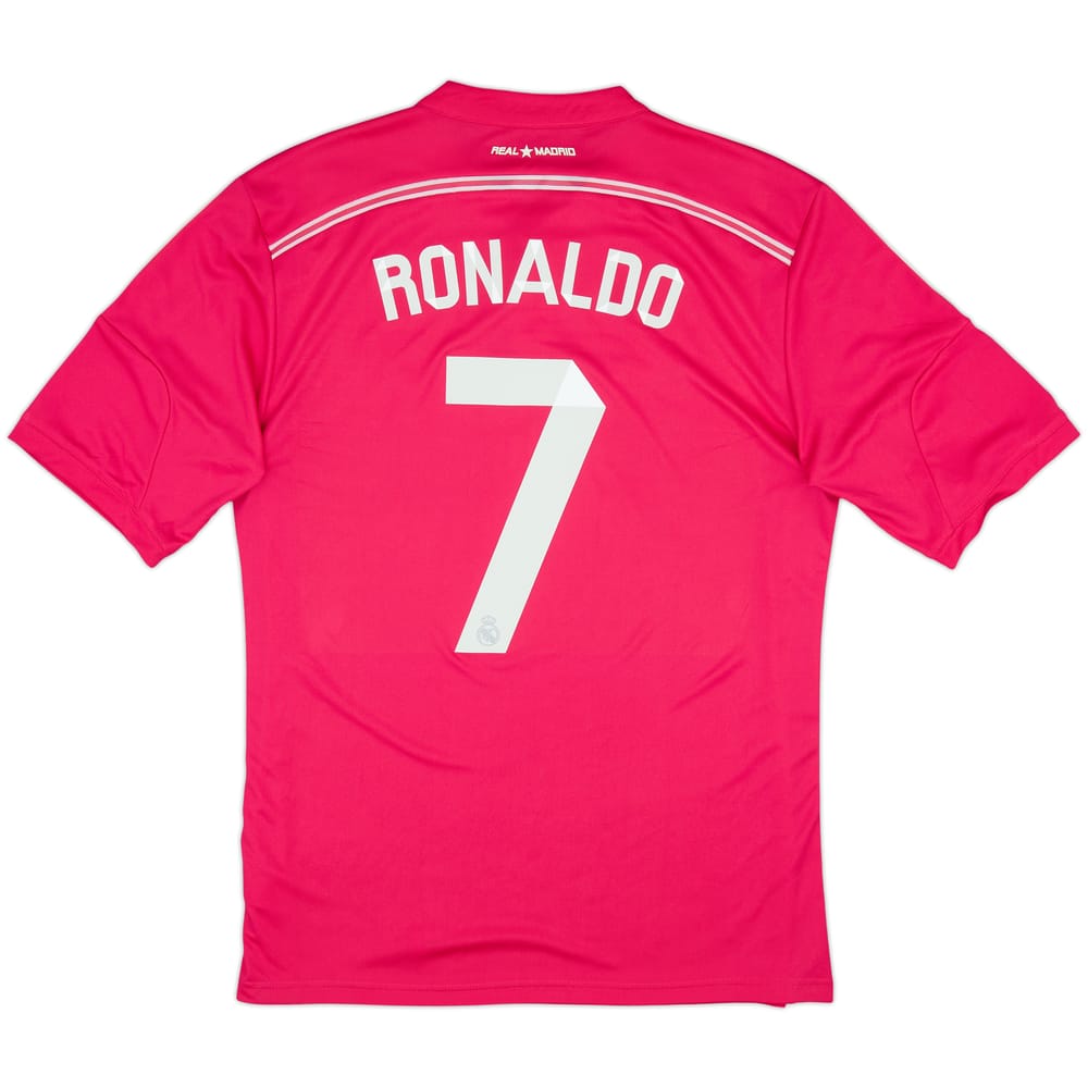 2014-15 Real Madrid Camiseta Visitante Ronaldo #7 (L)