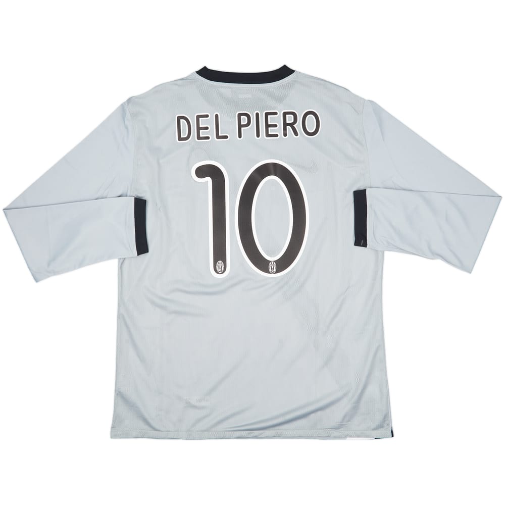2009-10 Juventus Player Issue Away L/S Shirt Del Piero #10 (XL)
