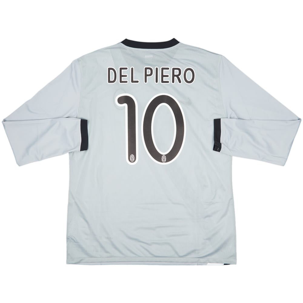 2009-10 Juventus Player Issue Away L/S Shirt Del Piero #10 (XL)