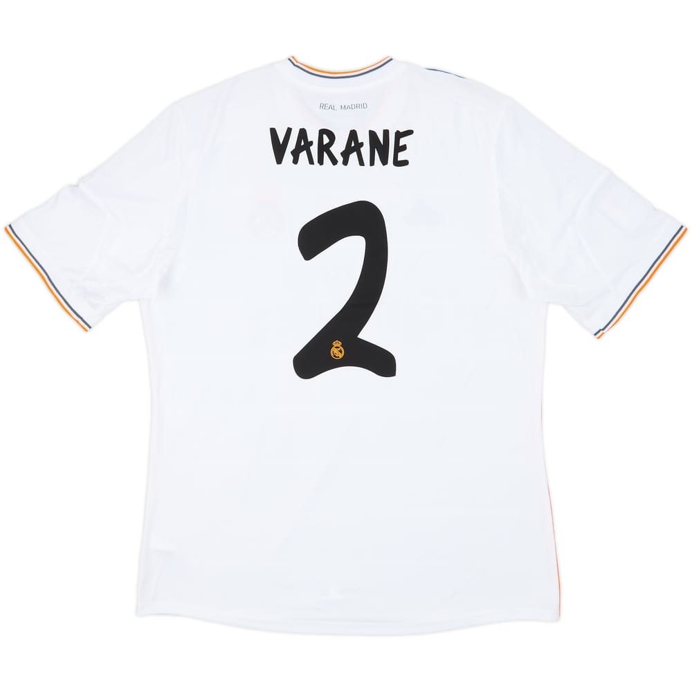 2013-14 Real Madrid Home Shirt Varane #2 (XL)