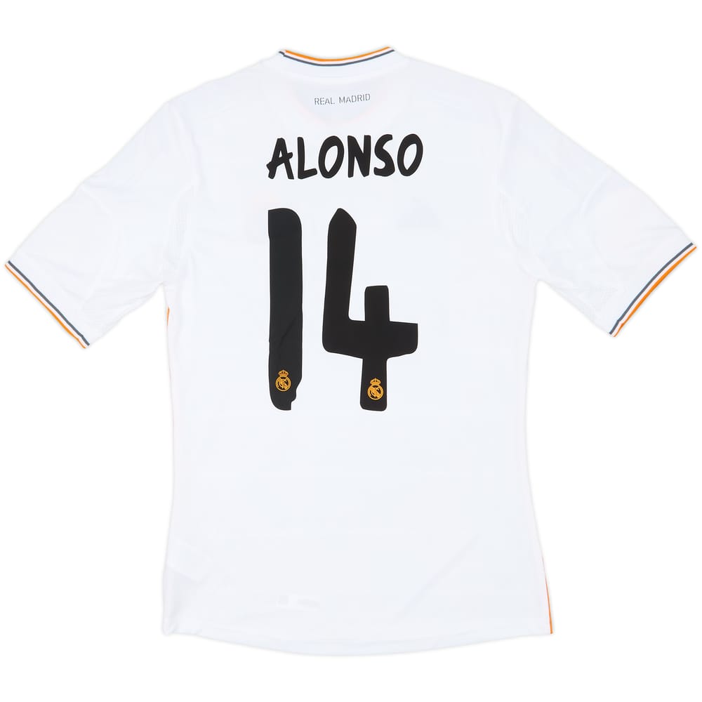 2013-14 Real Madrid Home Shirt Alonso #14 (S)