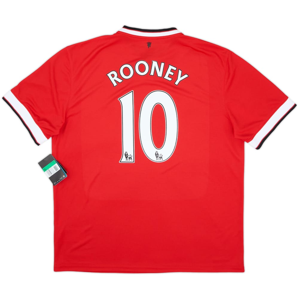 2014-15 Manchester United Home Shirt Rooney #10 (XL)