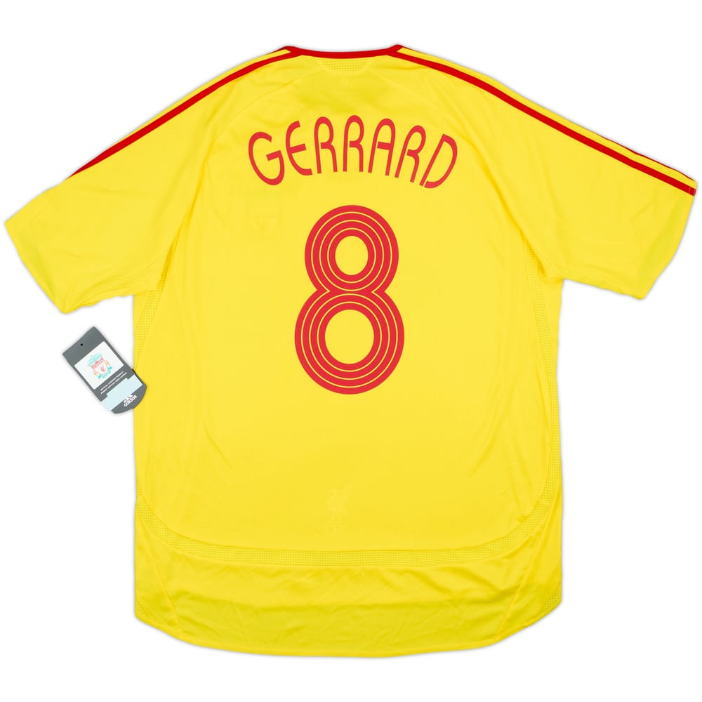 2006-07 Liverpool Away Shirt Gerrard #8 (L)