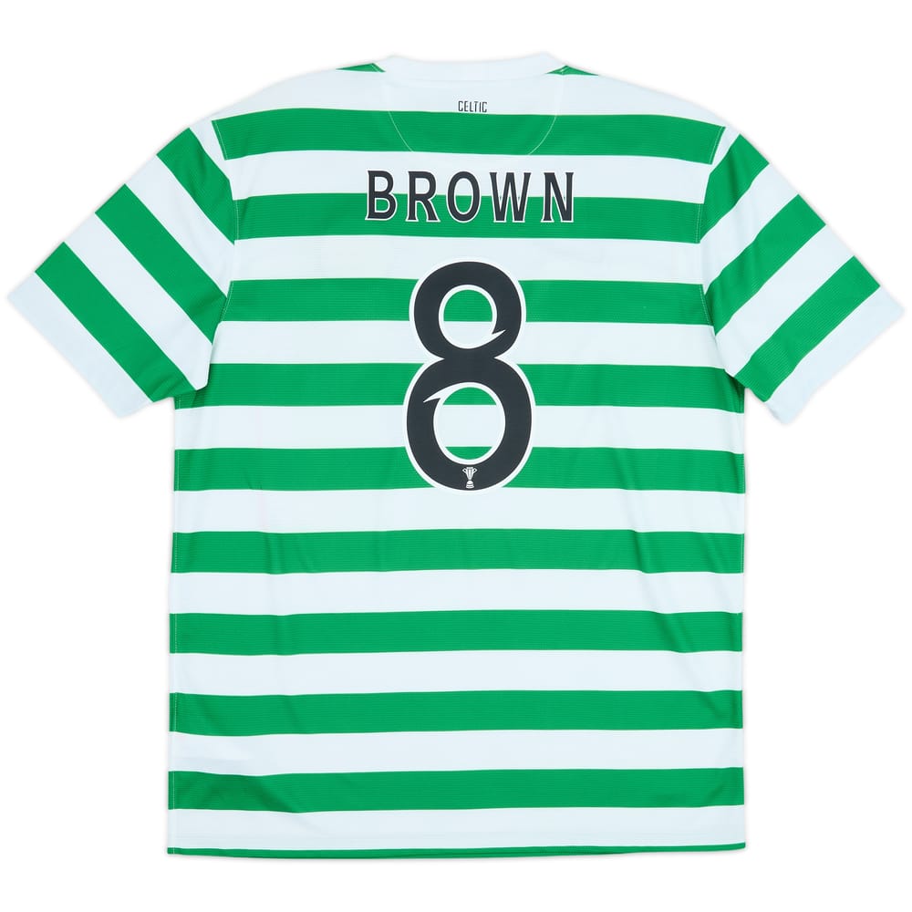 2012-13 Celtic '125th Anniversary' Home Shirt Brown #8 (L)
