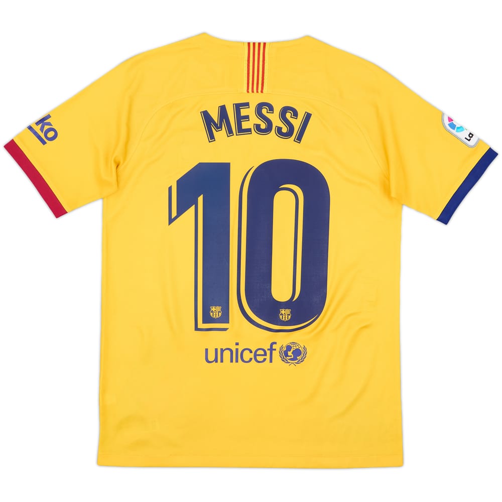 2019-20 Barcelona Away Shirt Messi #10 - 8/10 - (XL.Boys)