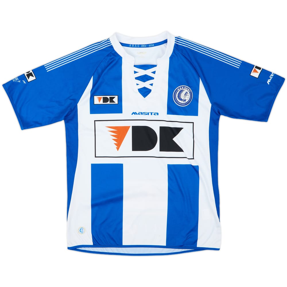 2014-15 KAA Gent Home Shirt - 8/10 - (S)