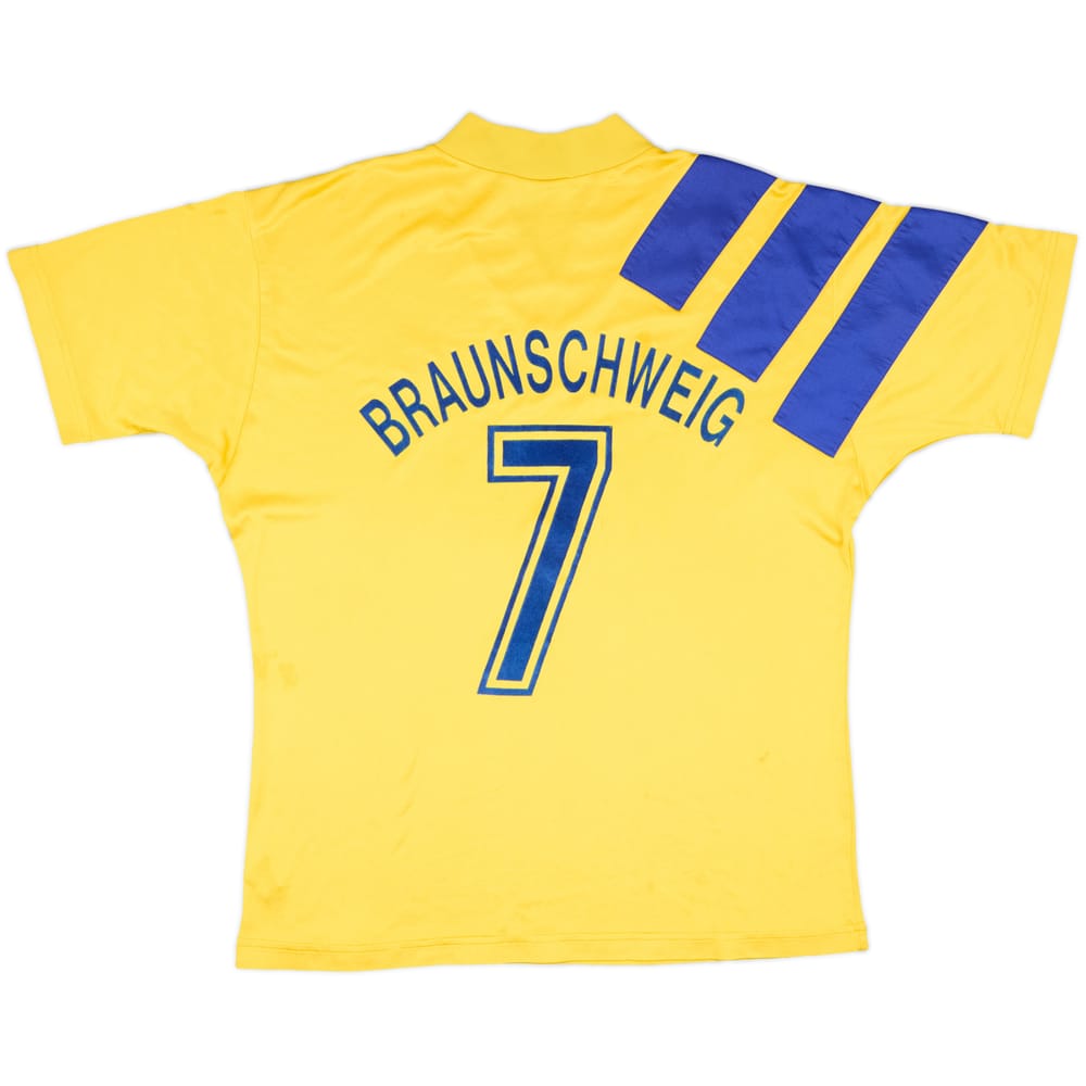 1993-95 Eintracht Braunschweig II Match Issue Home Shirt #7