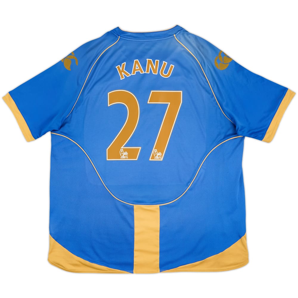 2008-09 Portsmouth Home Shirt Kanu #27 - 4/10 - (XXL)