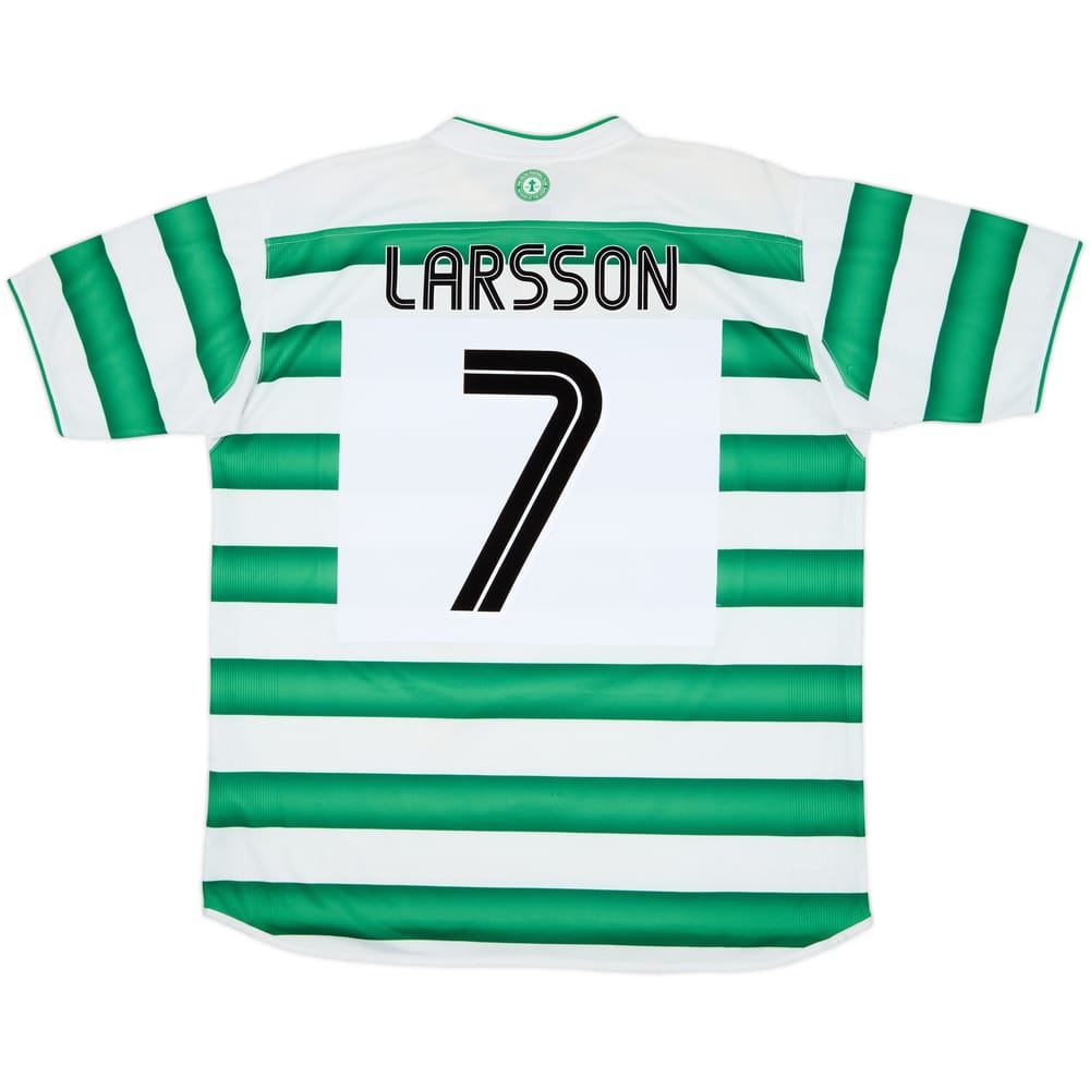 2003-04 Celtic Home Shirt Larsson #7 - 6/10 - (XL)