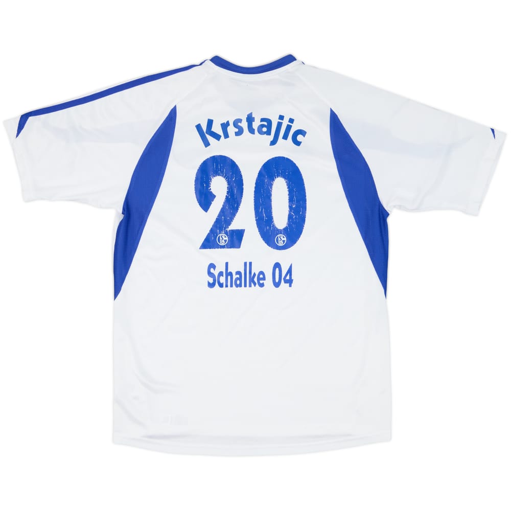2003-04 Schalke Signed Away Shirt Krstajic #20 - 6/10 - (XL.Boys)