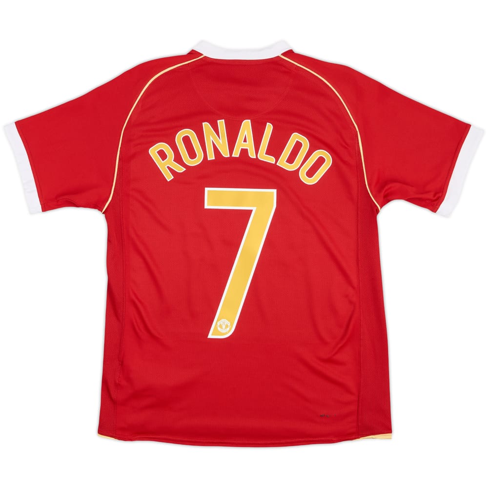 2006-07 Manchester United Home Shirt Ronaldo #7 - 5/10 - (S)