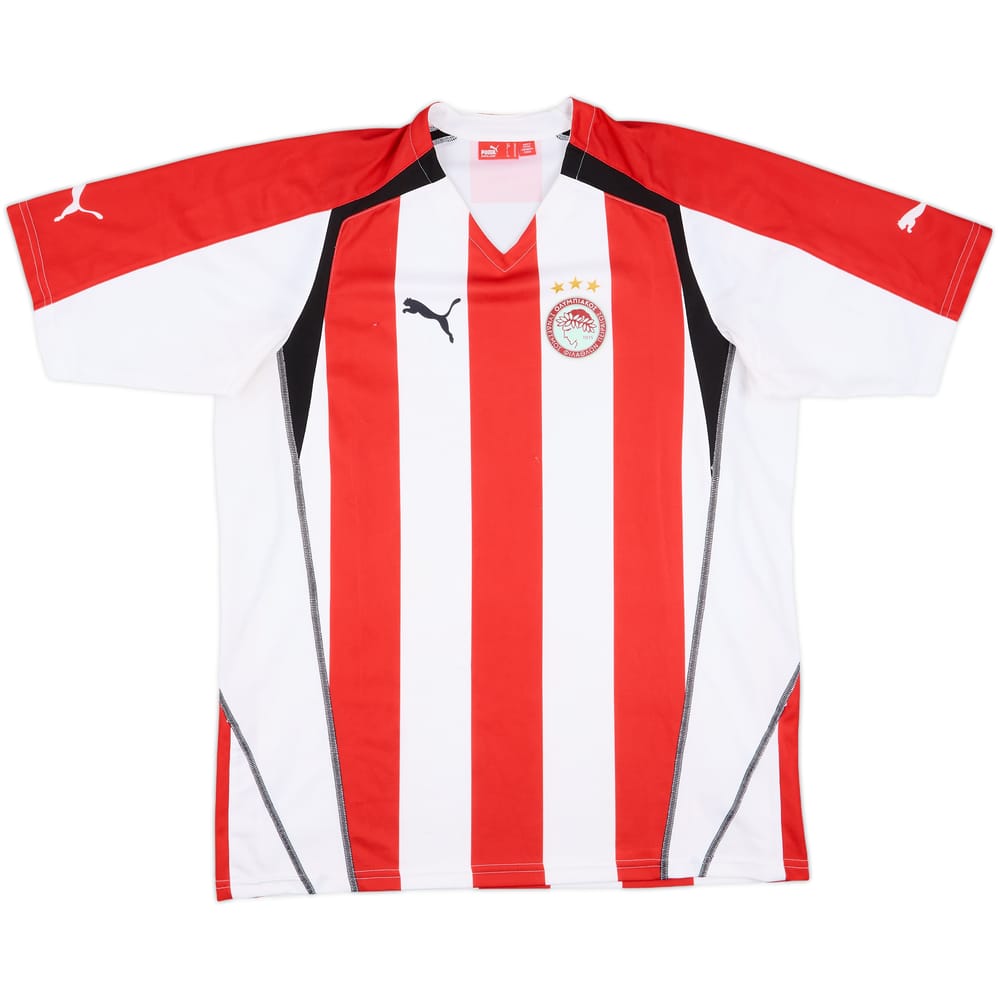 2005-06 Olympiakos Home Shirt - 5/10 - (XL)