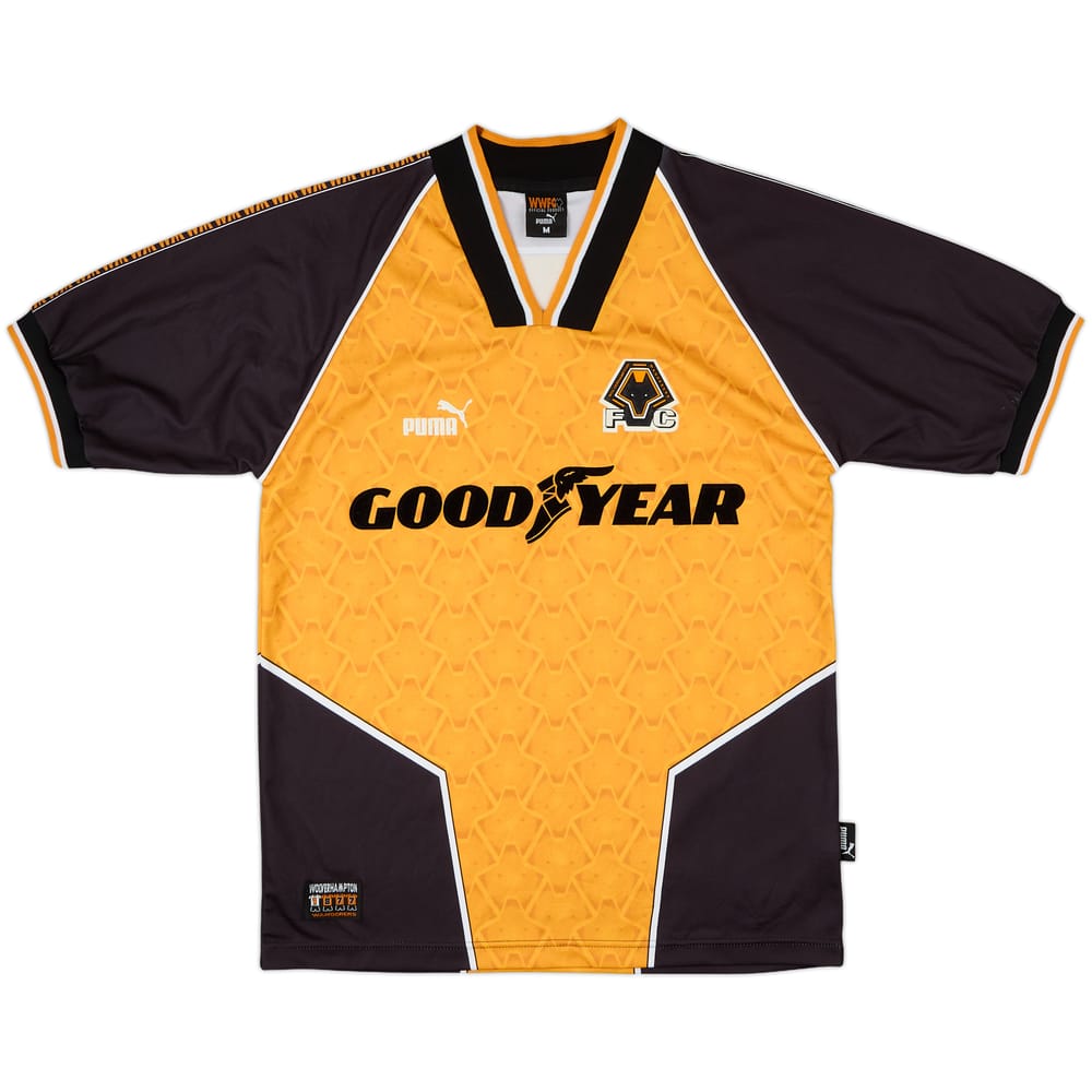 1996-98 Wolves Home Shirt - 8/10 - (M)