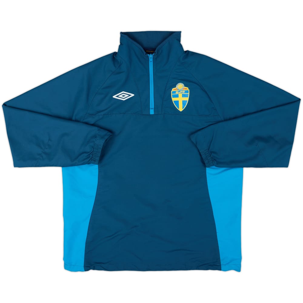 2010-12 Sweden 1/4 Zip Umbro Drill Top - 8/10 - (S)