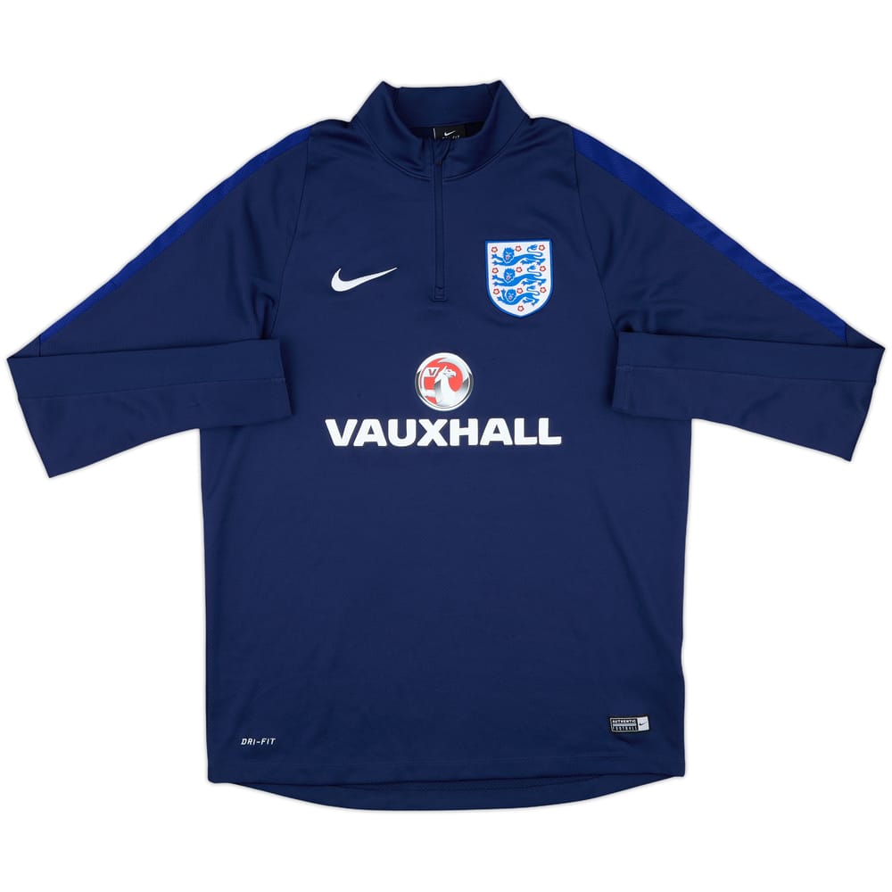 2016-17 England Nike 1/4 Zip Drill Top - 9/10 - (L)
