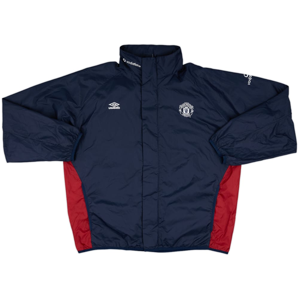2000-01 Manchester United Umbro Hooded Rain Jacket - 8/10 - (XL)