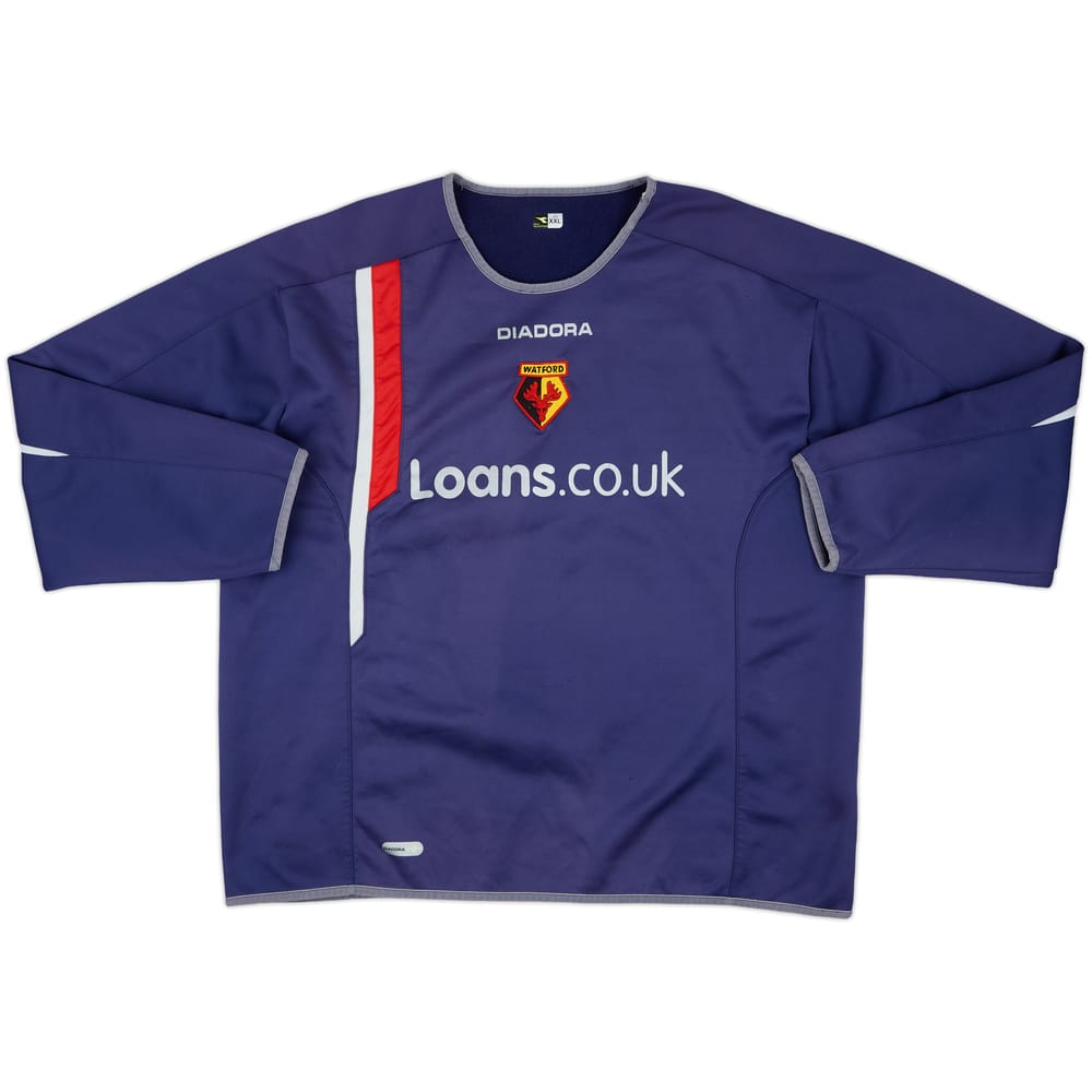 2005-06 Watford Diadora Sweat Top - 7/10 - (XXL)